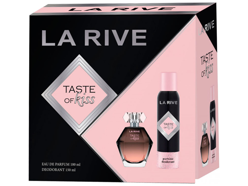 Набір подарунковий жіночий La Rive Taste Of Kiss (парфумована вода 100мл, дезодорант 150мл)