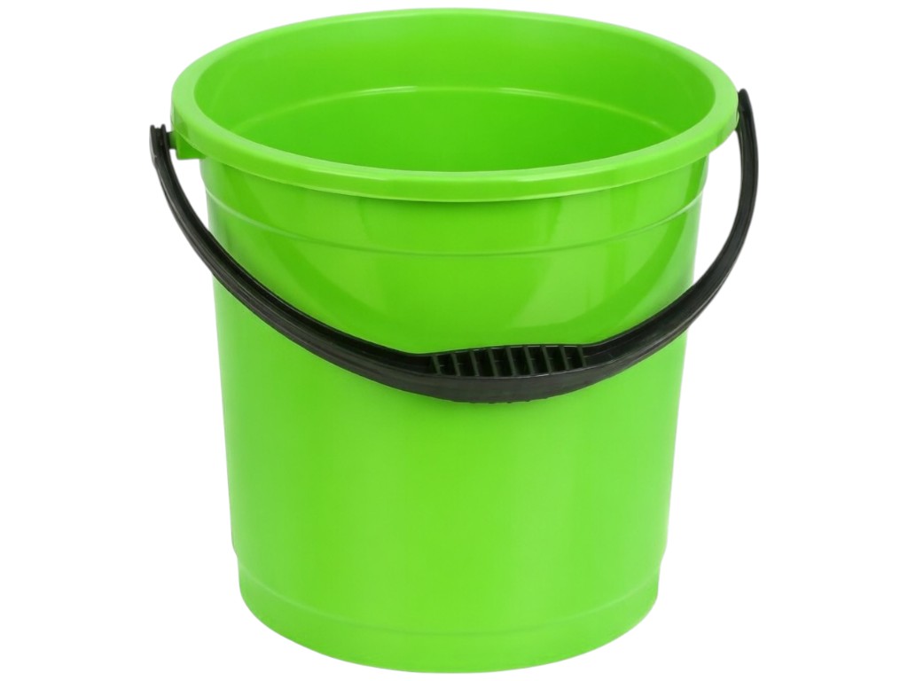 Ведро R plastic салатовое, без крышки, 12л, 01204