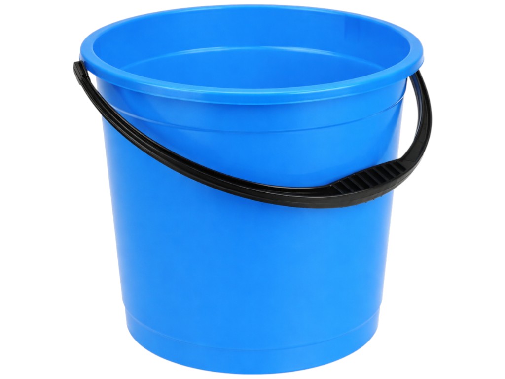 Ведро R plastic синее, без крышки, 12л, 01205