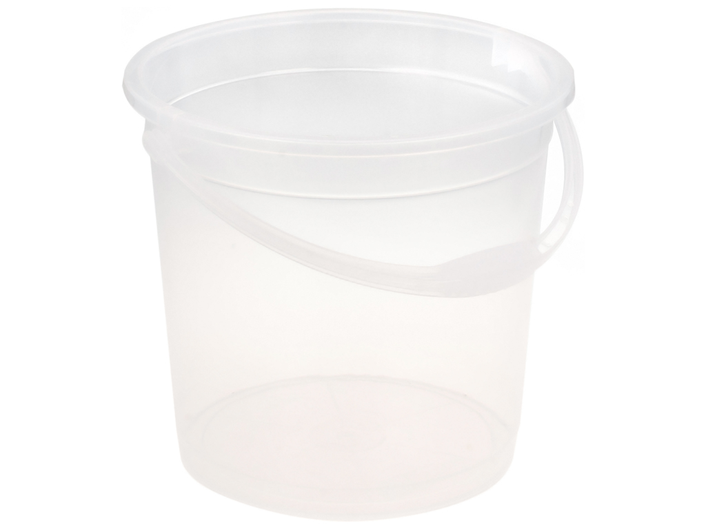Відро R plastic прозоре без кришки 12л біле