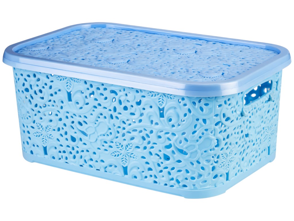 Корзинка R plastic Ажур, 10л, 33,5x23,5x16см, голуба, 31004
