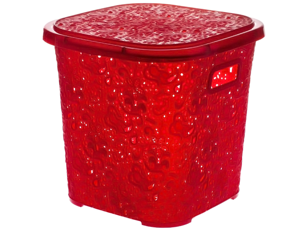 Корзинка R plastic Ажур, 15л, 29x29x28см, червона, 31510