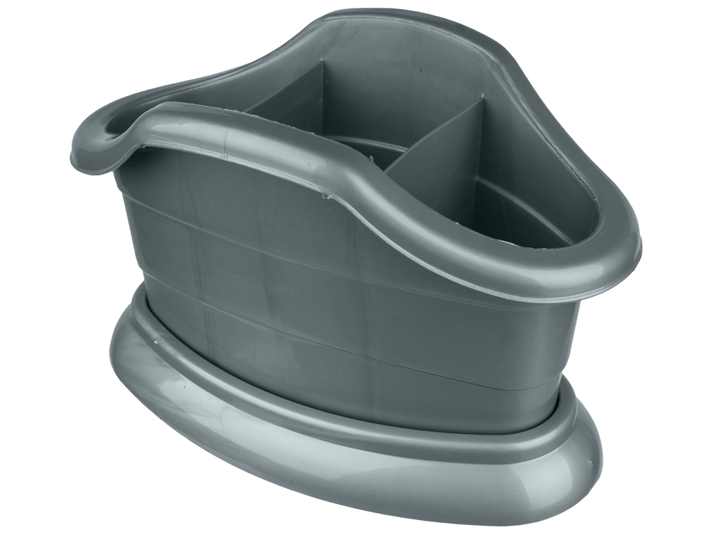Підставка для столових приборів R plastic, металік, 10004