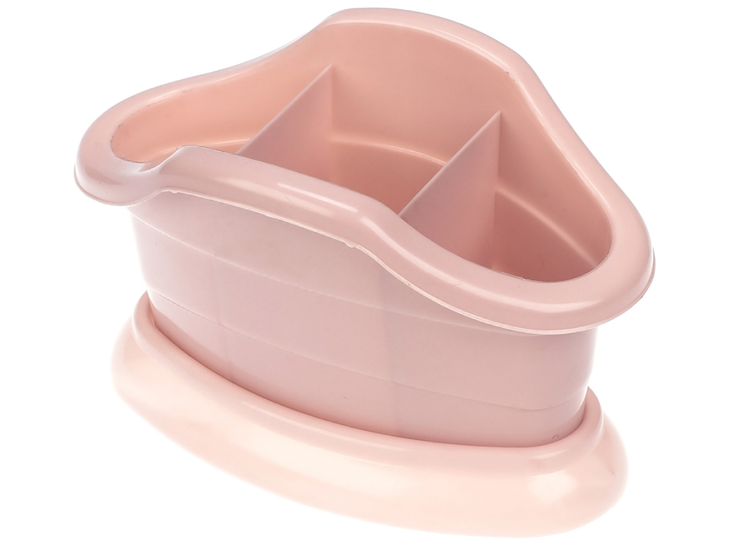 Подставка для столовых приборов R plastic, пудра, 10005