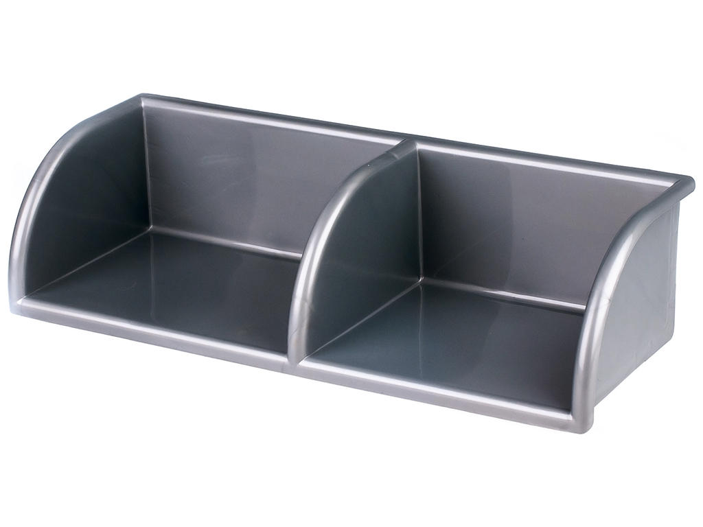 Полиця R plastic універсальна, 25x20x13,5см, металік, 15005