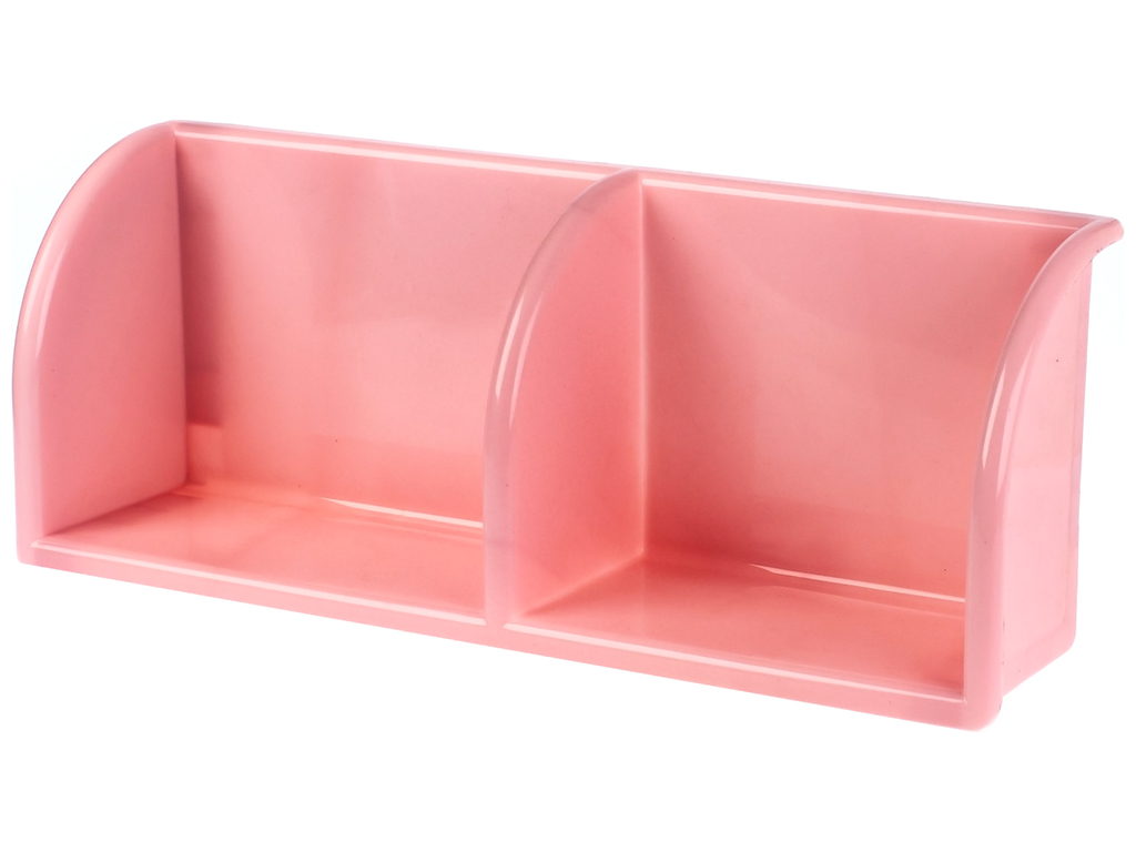 Полиця R plastic універсальна, 25x20x13,5см, рожева, 15006