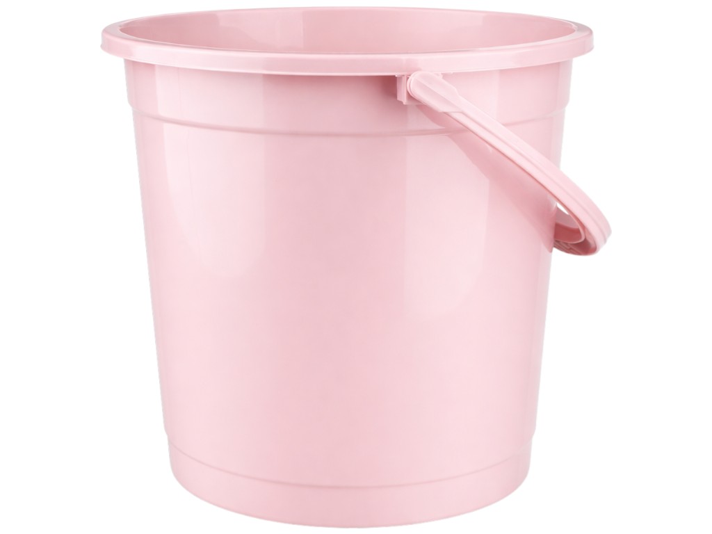 Ведро R plastic пудра, без крышки, 10л, 01007