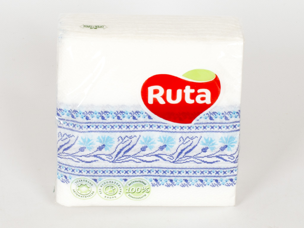 Салфетки "Ruta Декор" - "Вышиванка" 24x24см 50шт