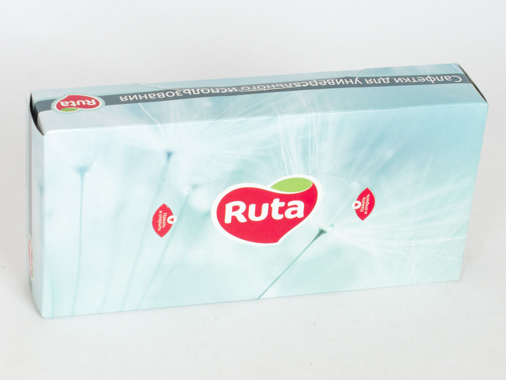 Серветки косметичні "Ruta" "Кульбаба" двошарові 80шт 20x21см