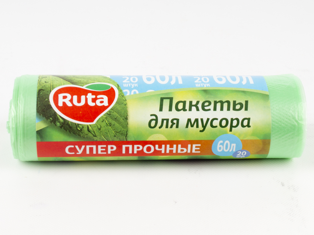 Мусорные пакеты Ruta 60л 20шт