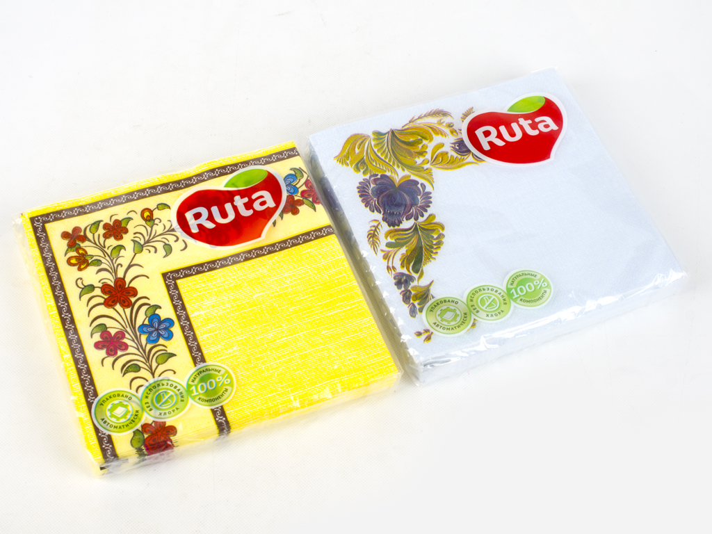Салфетки "Ruta" Art - Этно 2 расцветки двухсл. ароматизированные 33x33см 20шт