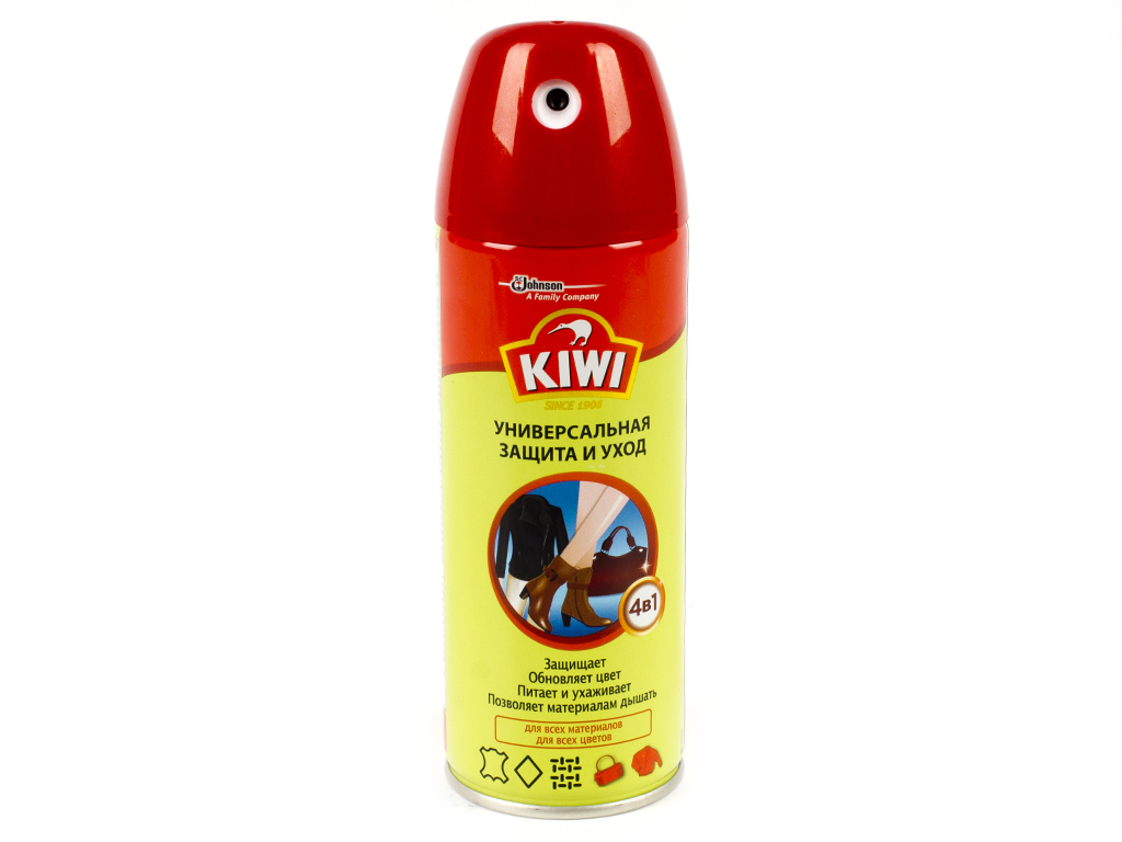 Спрей-уход для обуви KIWI "Универсальный" для кожи и замши 200мл