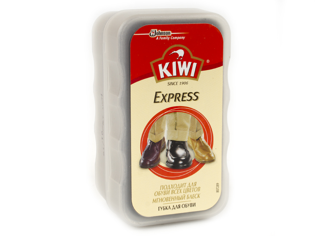 Губка для обуви KIWІ Express (нейтральный) без дозатора 6мл