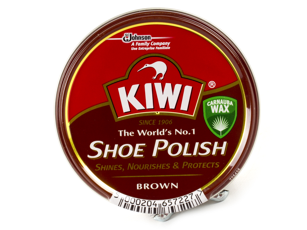 Крем для обуви KIWI в банке (цвет коричневый) 50мл