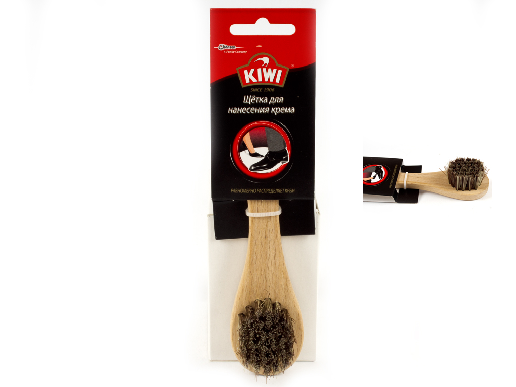 Щетка для нанесения крема на обувь KIWI