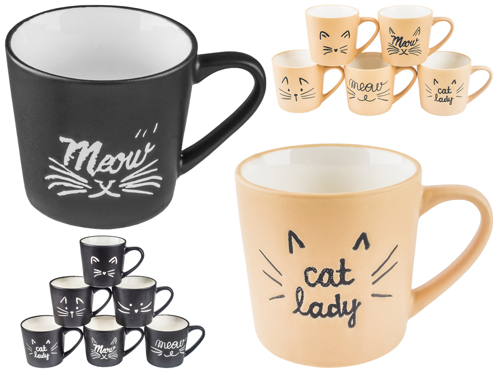 Чашка керамическая "Мяу-мяу" 160мл