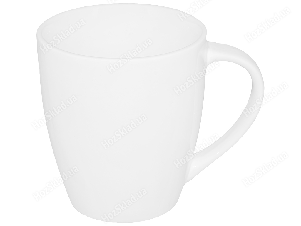 Чашка белая Хорека фарфоровая 14,6х10,8х12см 660мл