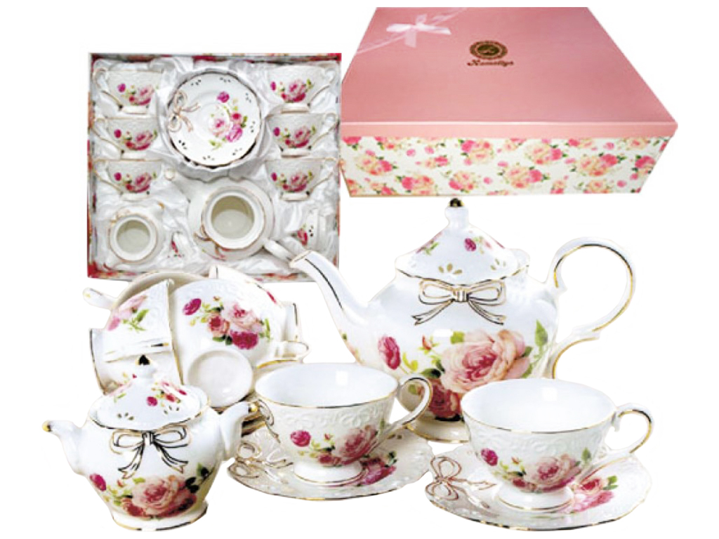 Сервіз чайний Бант (ціна за набір 14 предметів)