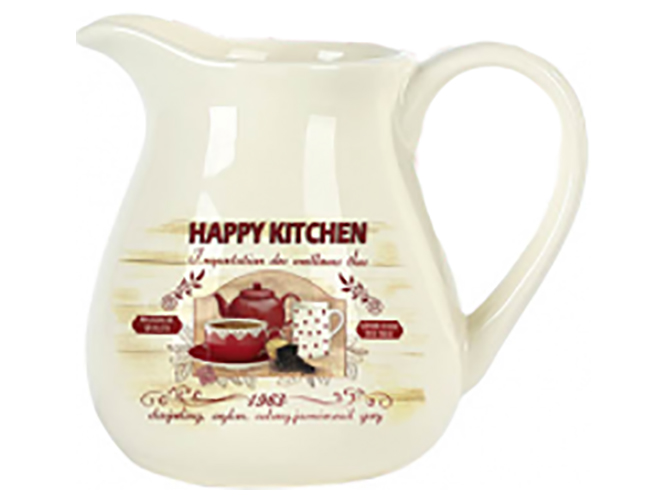 Глечик Happy Kitchen, h-14см, 1л (без упаковки)