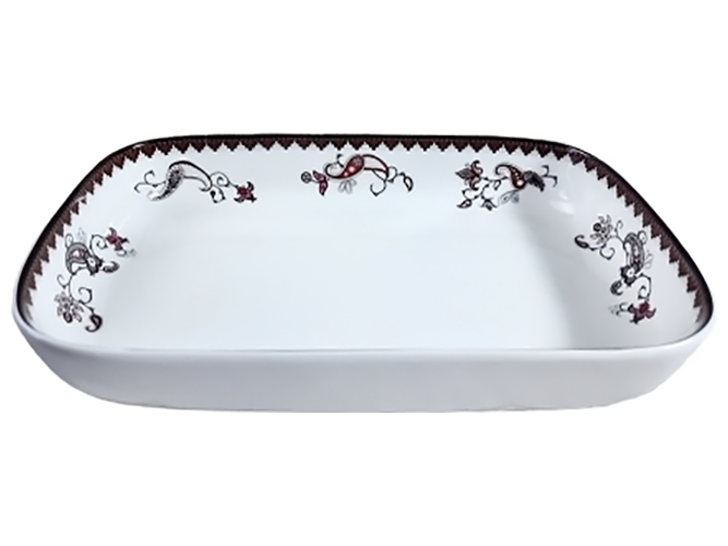 Блюдо прямокутне Орнамент, для холодцю, 33см