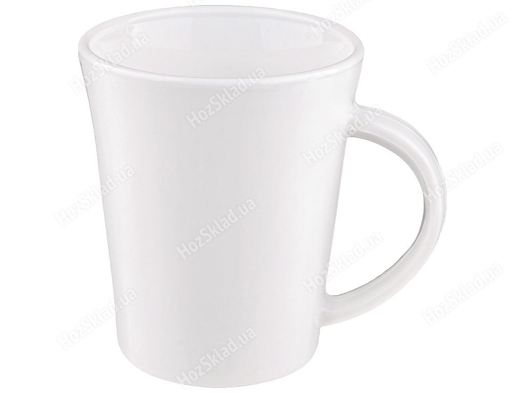 Чашка стеклокерамическая Белая 300мл