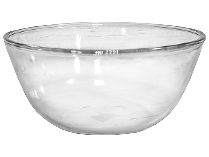 Салатник стеклянный, 21см