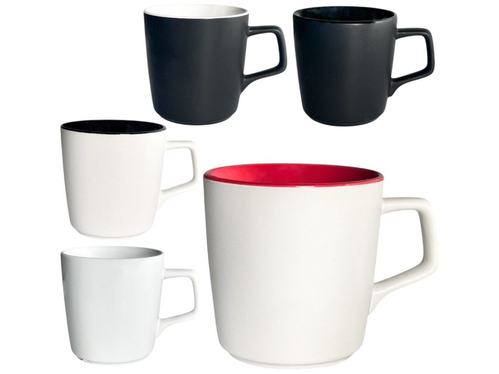 Чашка, фарфор, 320мл, 5 дизайнов (цена за 1шт)