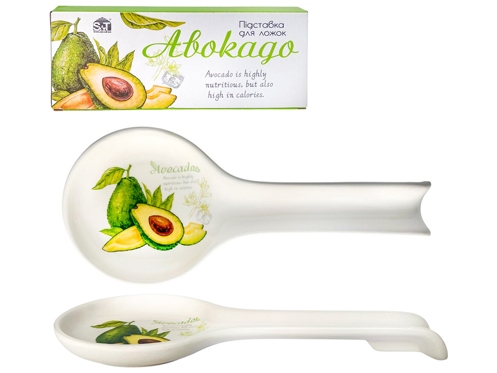 Подставка для ложек Авокадо, 26,5х11х2см