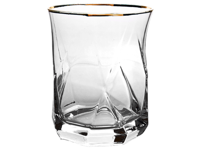 Стакан з золотим обідком, 360мл