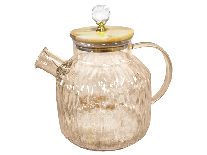 Чайник-заварник Yantar1, з бамбуковою кришкою, 1,5л