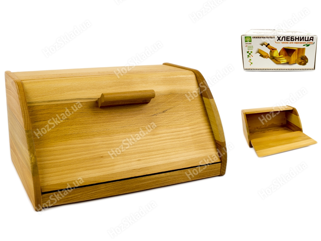 Хлебница-доска деревянная для нарезания хлеба