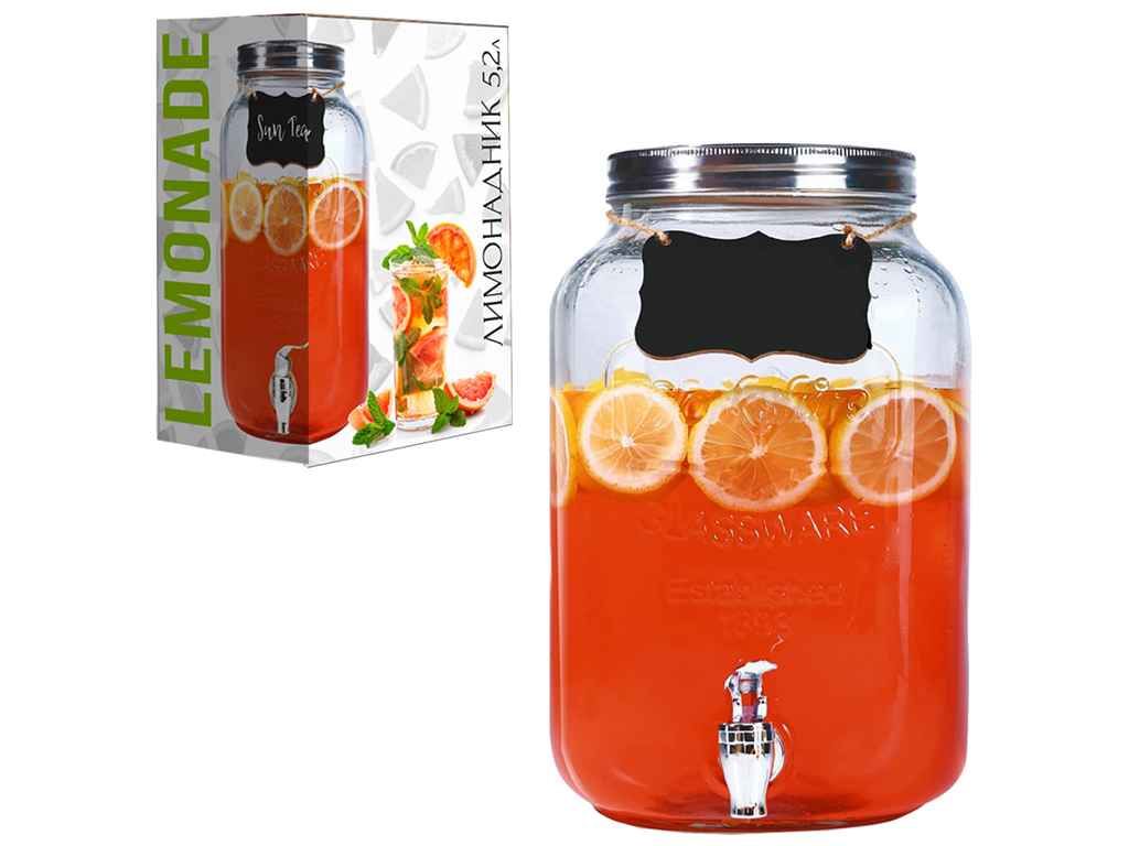 Лимонадник з краном, 5,2л