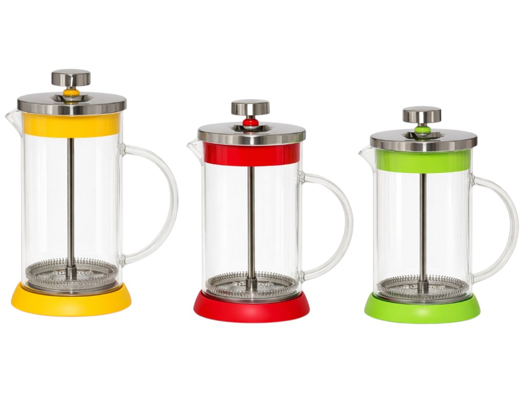 Чайник заварочный, с поршнем, стекло, 600мл