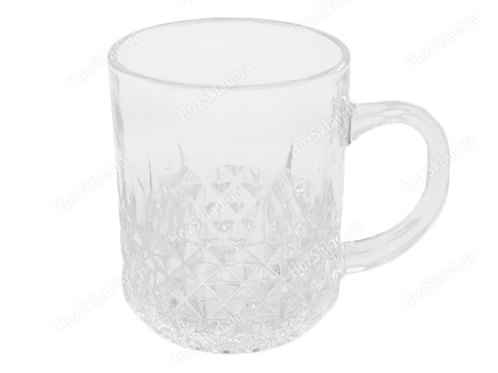Чашка Кристаллы стеклянная 220мл