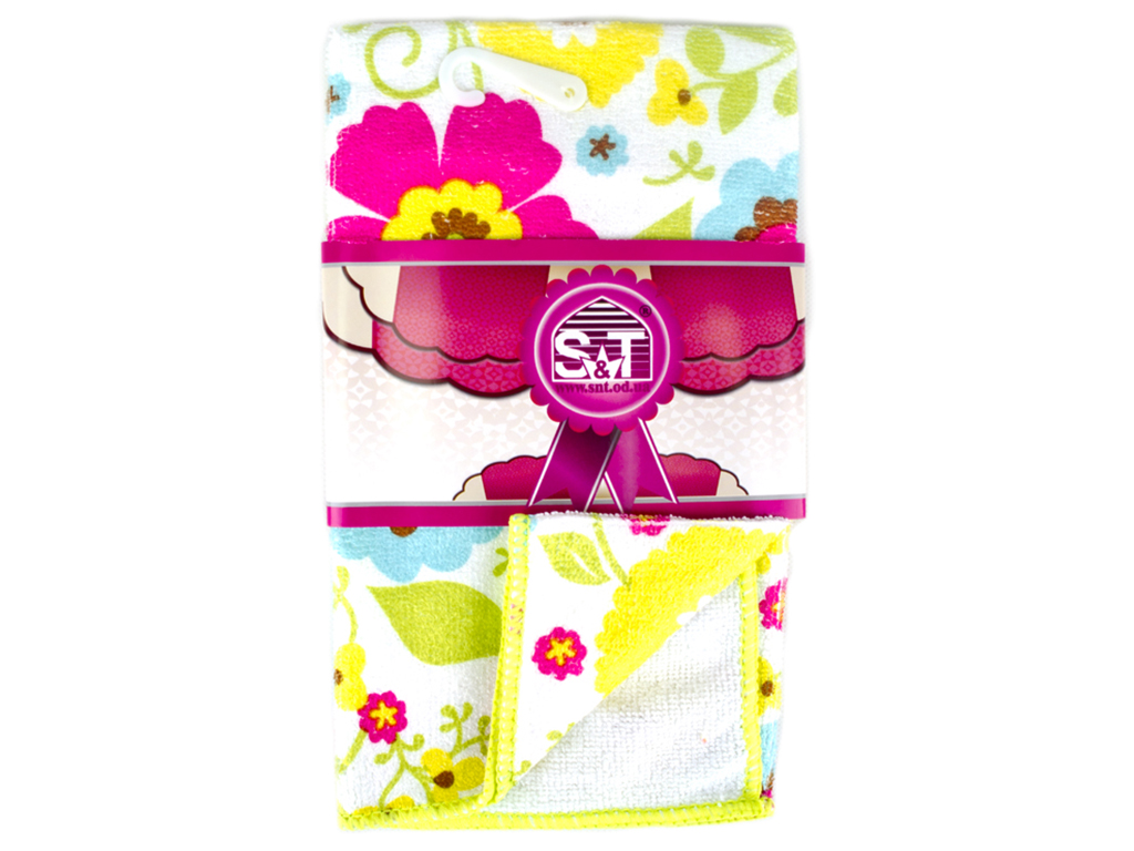 Полотенце кухонное "Цветы" 48x40см