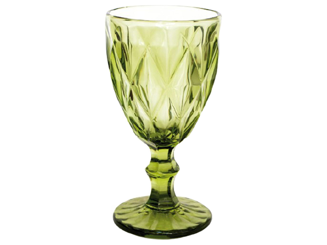 Бокал для вина Грани изумруд 320мл