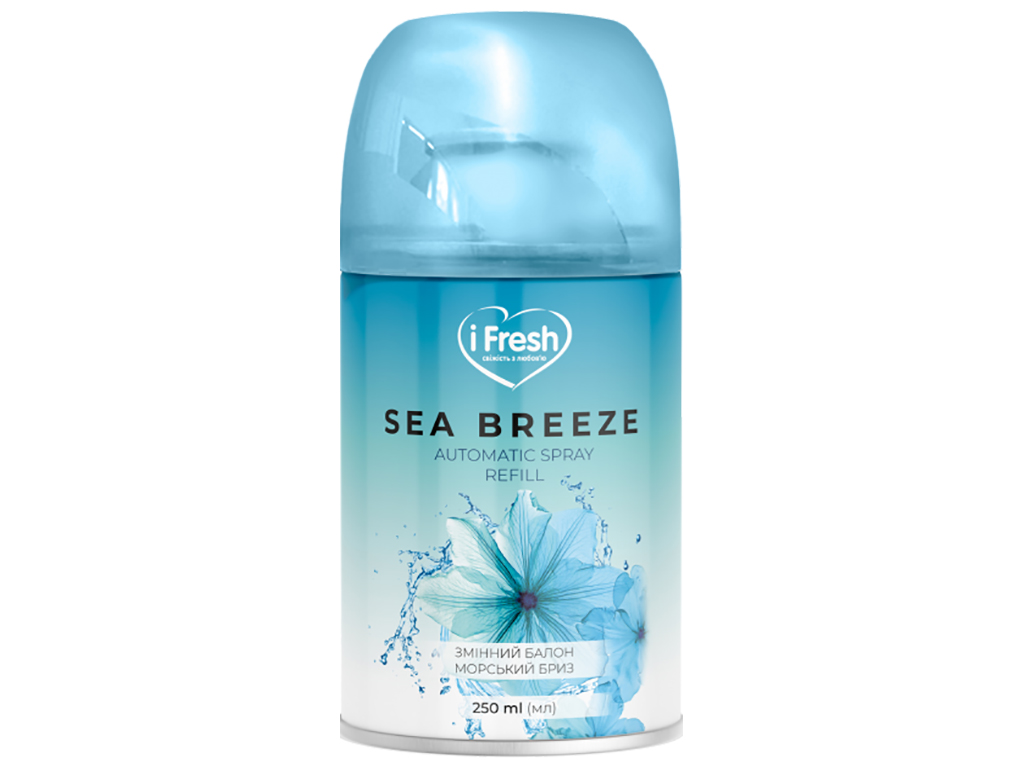 Сменный баллон для освежителя воздуха iFresh, Морской бриз, 250мл