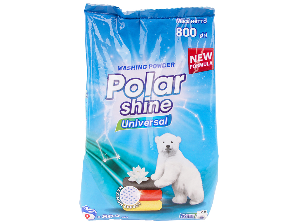 Стиральный порошок Polar Shine Универсальный, автомат, 800г