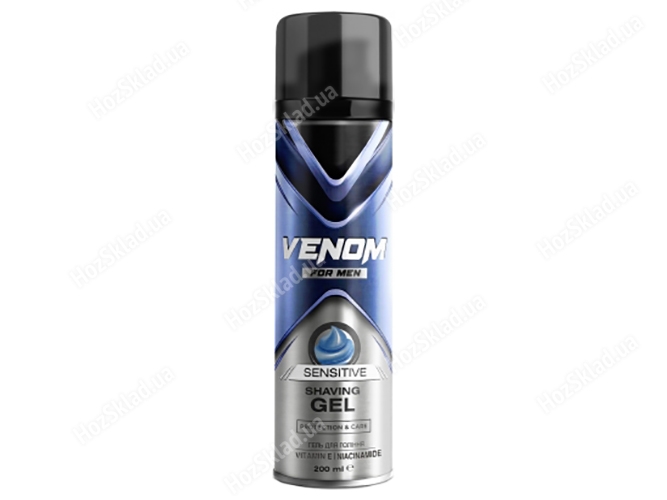 Піна для гоління Venom for men Sensitive, 200мл