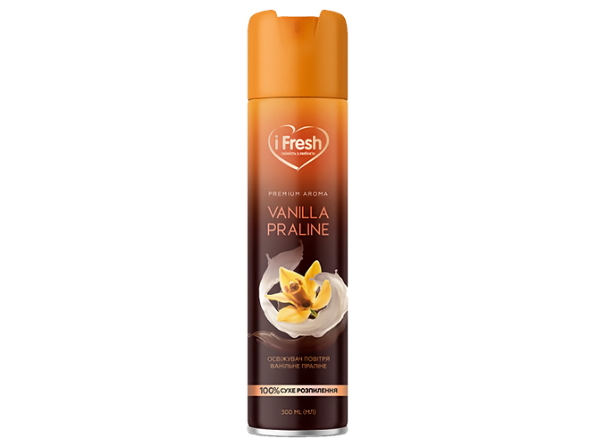 Освіжувач повітря iFresh Vanilla Praline сухе розпилення, з ароматом ванілі 300мл