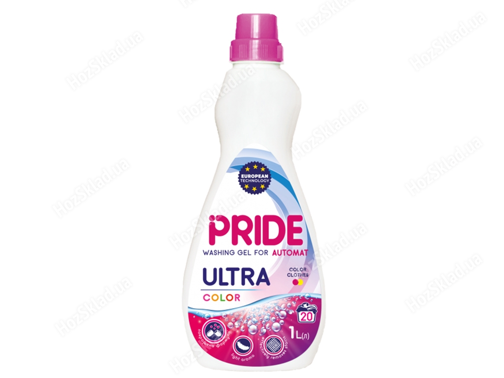 Гель для прання Pride Ultra Color 1л