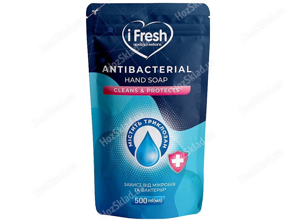Жидкое мыло для рук iFresh Антибактериальное с триклозаном 500мл