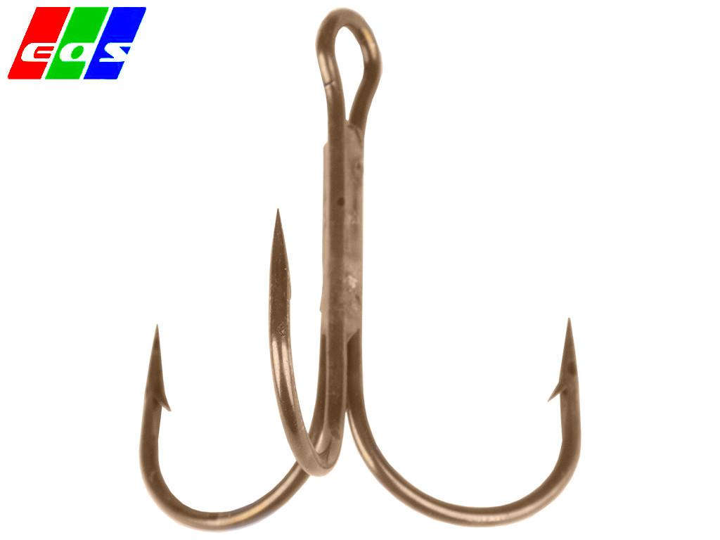 Крючок рыболовный тройник EOS "Lightning" №3/0 40х15мм  (цена за упаковку 10шт)