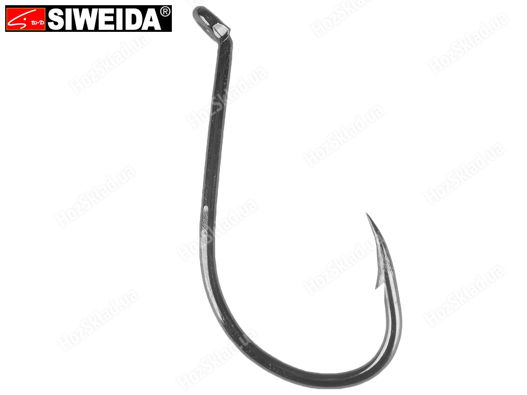 Крючок рыболовный одинарный Siweida №2/0 30х12мм (цена за упаковку 50шт)