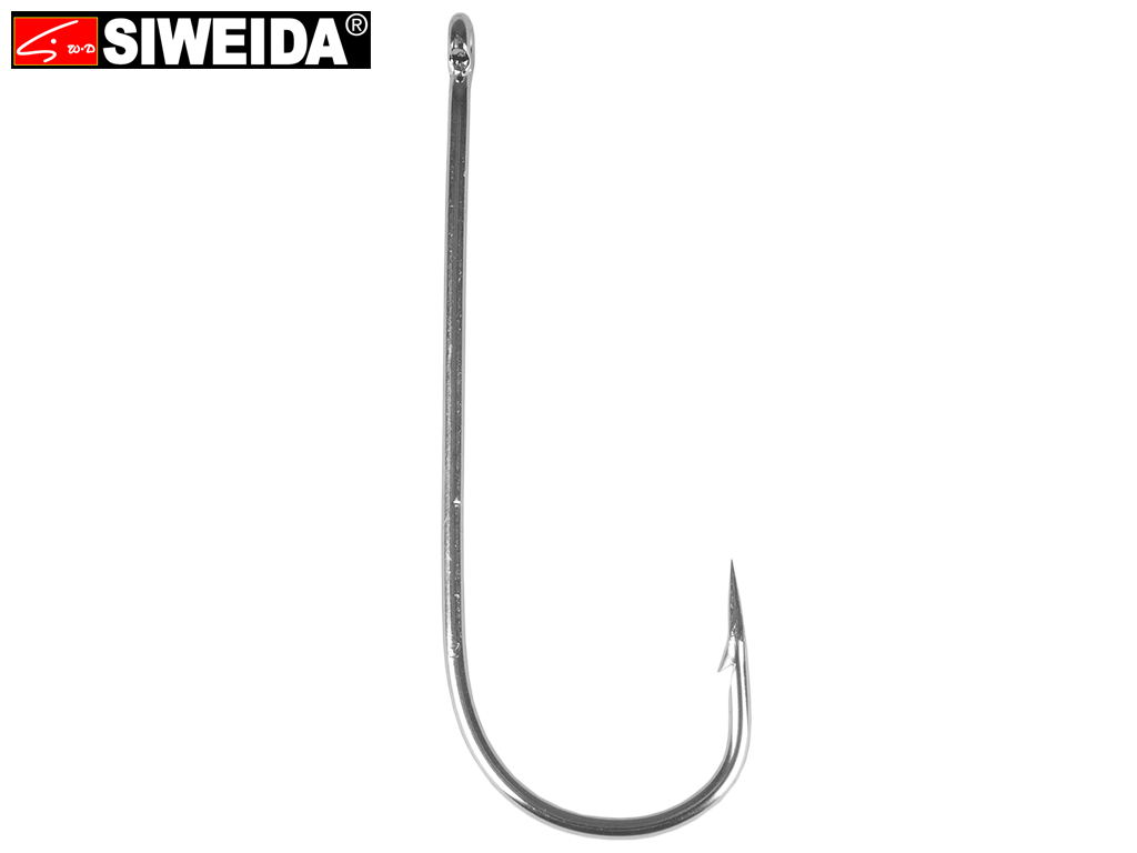 Крючок рыболовный одинарный Siweida №2/0 41х13мм (цена за упаковку 50шт)