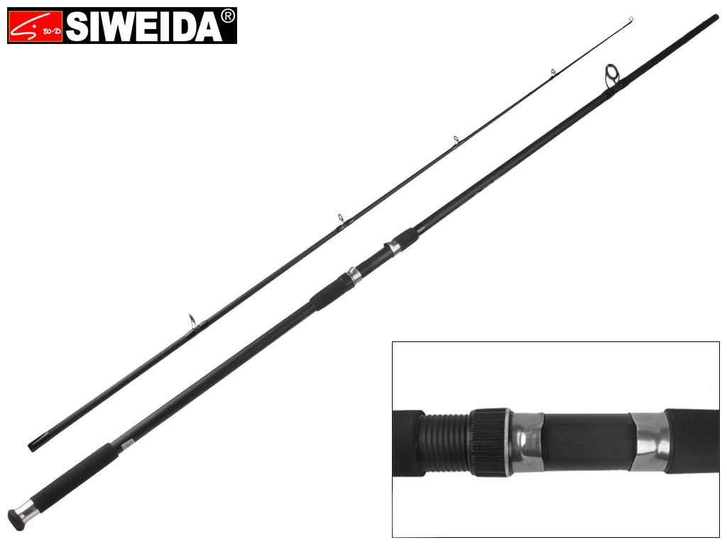 Спінінг штекерний Siweida "Harvest carp" скловолокно, 6 кілець, 2-секційний 3,3м 100г