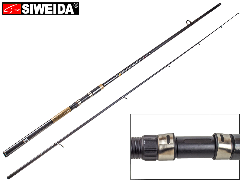 Спінінг штекерний Siweida "Liader Spin" композит, 7 кілець, 2-секційний 3м 30-60г