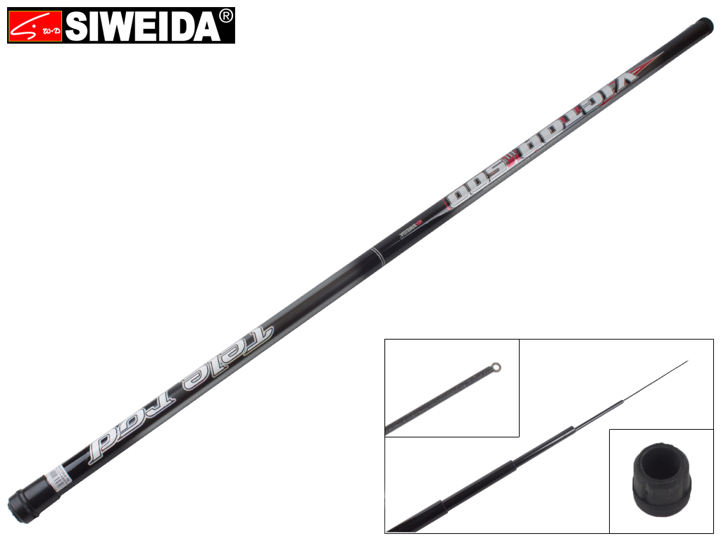 Вудка Siweida "Victor" композит, без кілець, 5-секційна 5м 5-25г