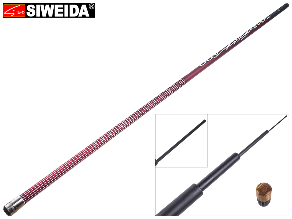 Вудка Siweida "Havok" карбон IM6, без кілець, 4-секційна 4м 5-20г