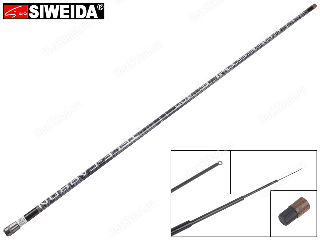 Вудка Siweida Freestyle карбон IM8, без кілець, 4-секційна 4м 5-25г